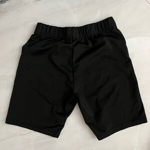 Black biker shorts